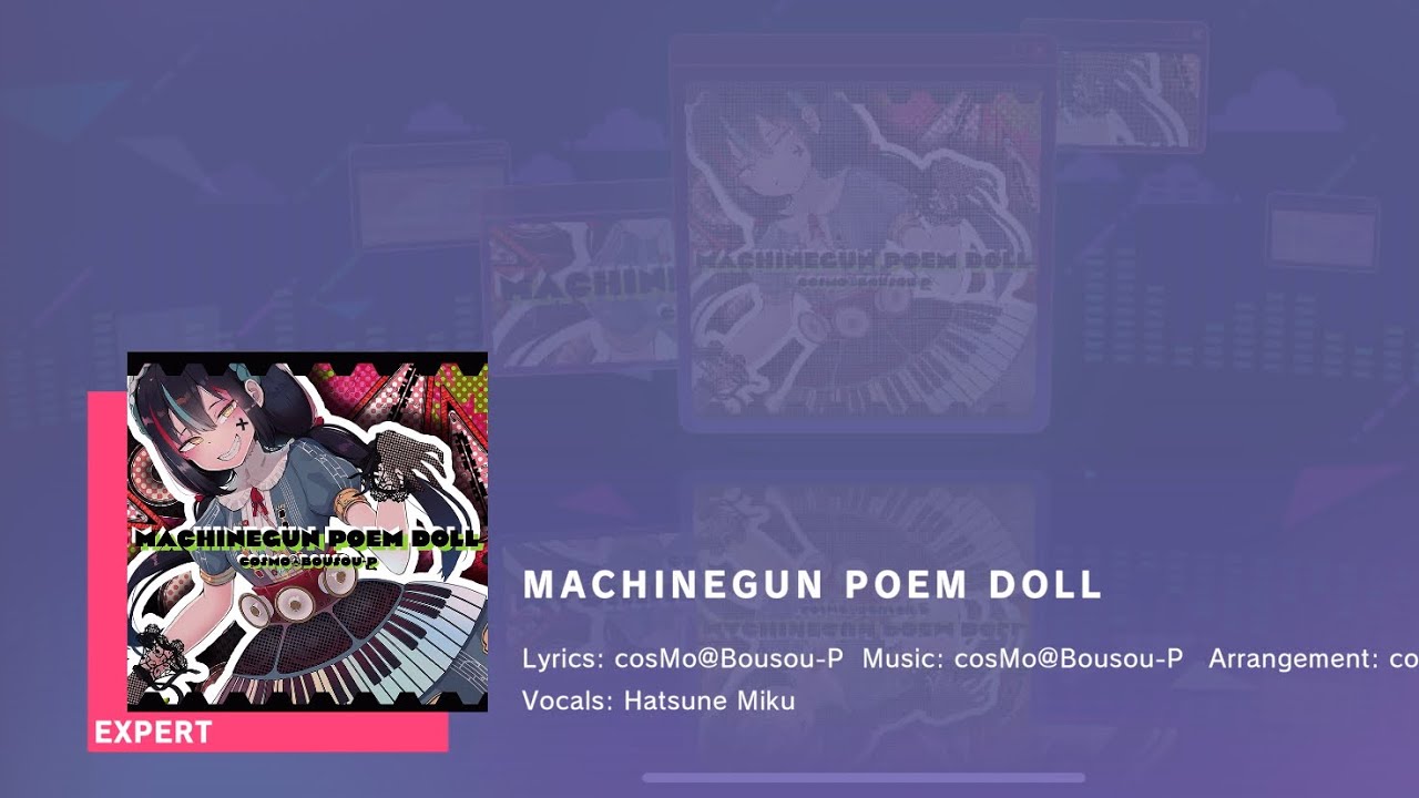 (pjsk) machinegun poem doll full combo on expert!!! finally!!!