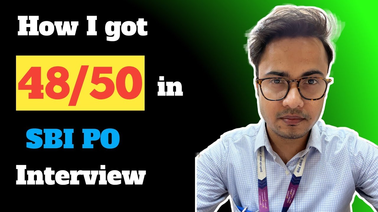 Score 45+ In SBI PO INTERVIEW With This Strategy !!