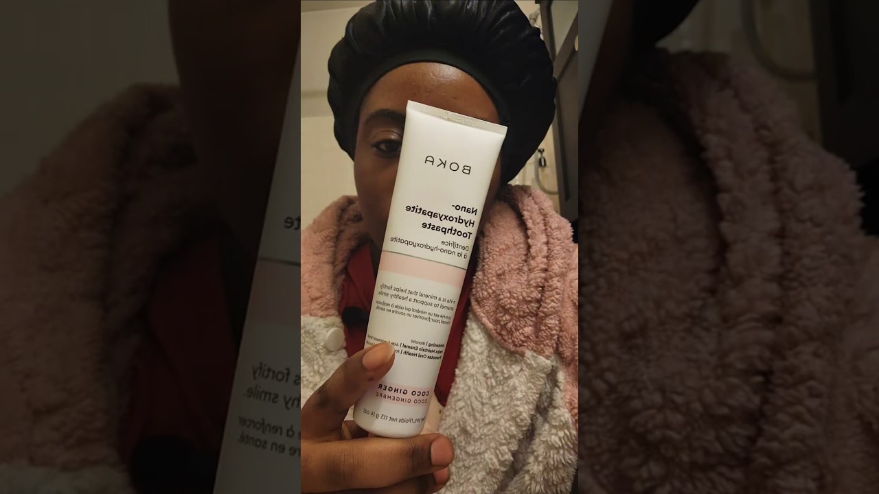 trying out the viral boka toothpaste 3 out of 3 🦷🪥 