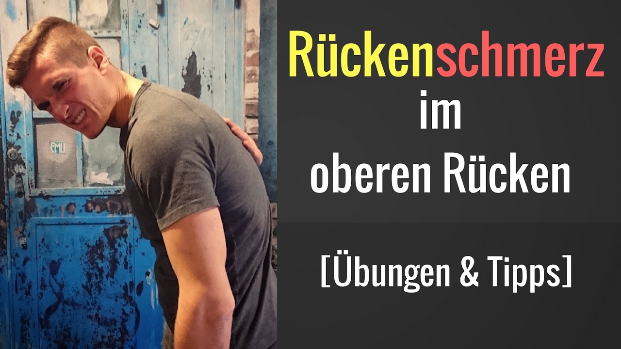 R&uuml;ckenschmerzen / &Uuml;bungen gegen Schmerzen im oberen R&uuml;cken - Brustwirbels&auml;ule│#frompain2gain