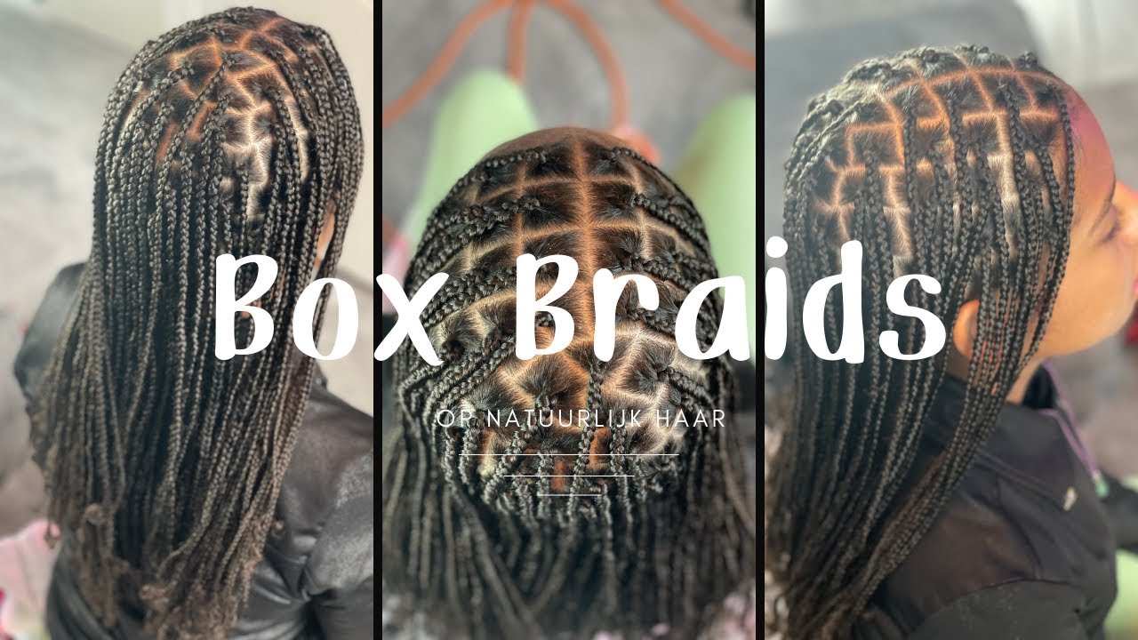 Boxbraids Op Natuurlijk Haar - Krullend Haar Vlechten
