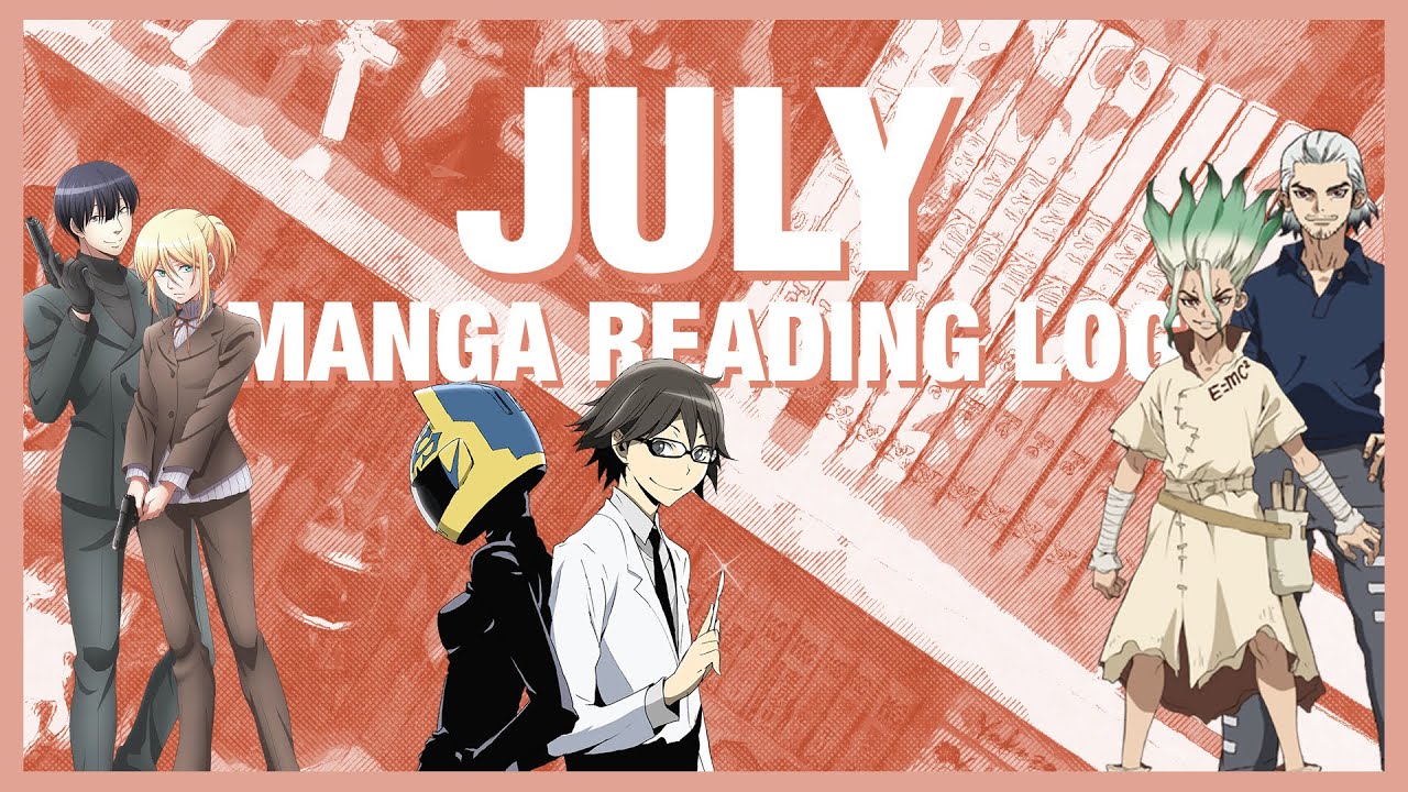 July Manga Reads 85 volumes | My Monthly Reading Log 📚