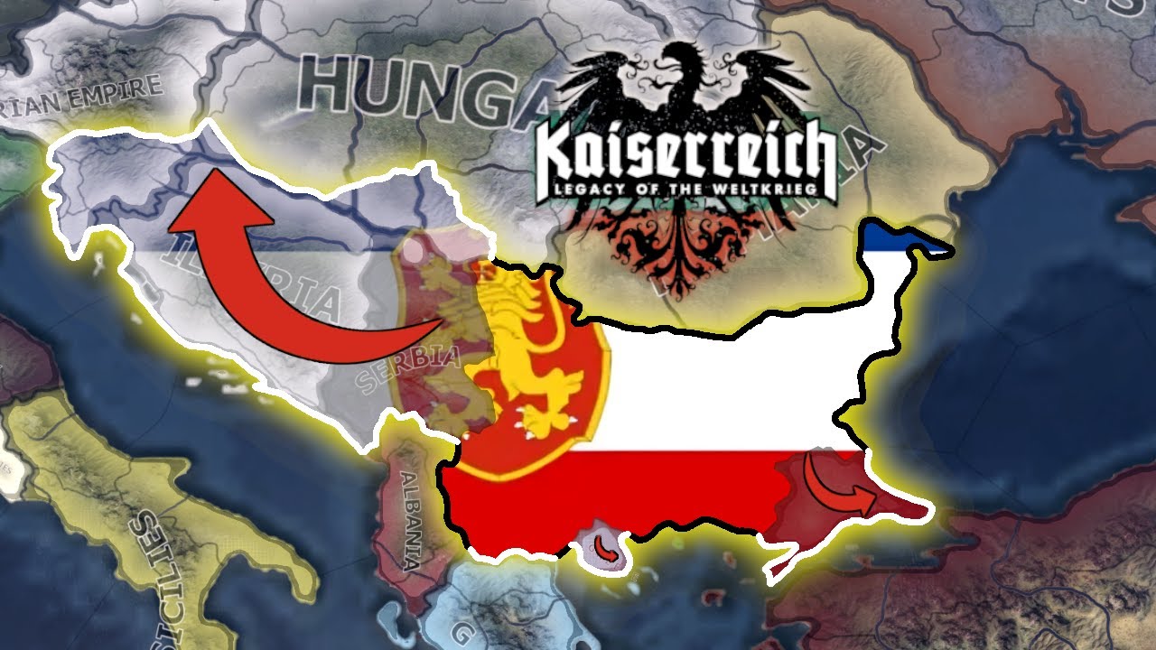 BULGARIA Unites YUGOSLAVIA - HOI4 Kaiserreich Bulgaria Timelapse