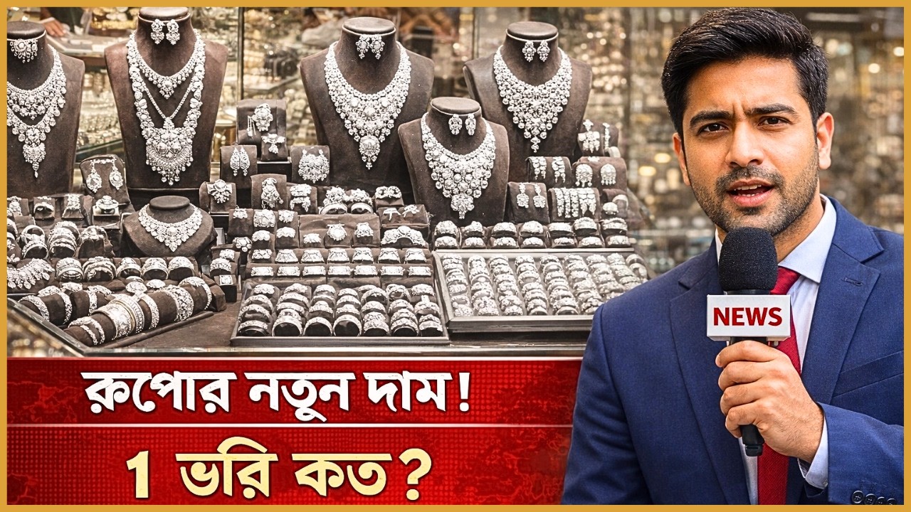 কলকাতায় আজ ১ ভরি রূপোর নতুন দাম কত? 😱 Silver Price Today Kolkata | Rupor Dam Bangla
