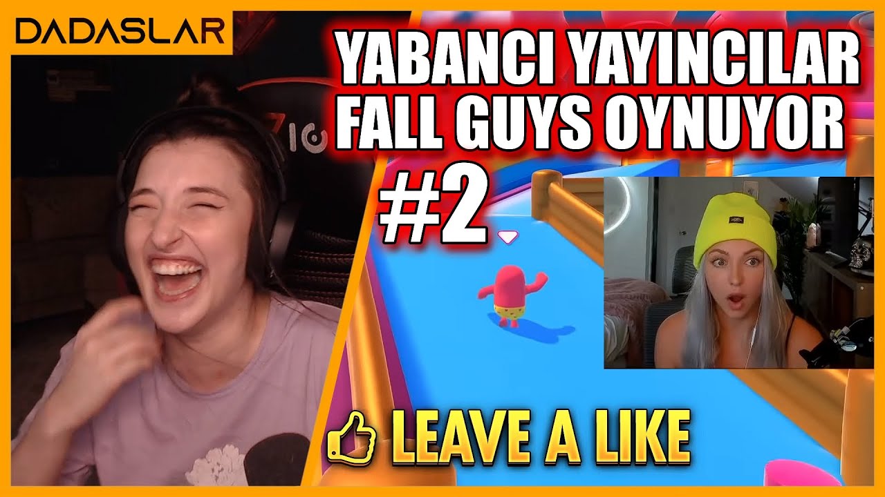 Pqueen - Yabancı Yayıncıların Fall Guys ile İmtihanları #2 İzliyor !