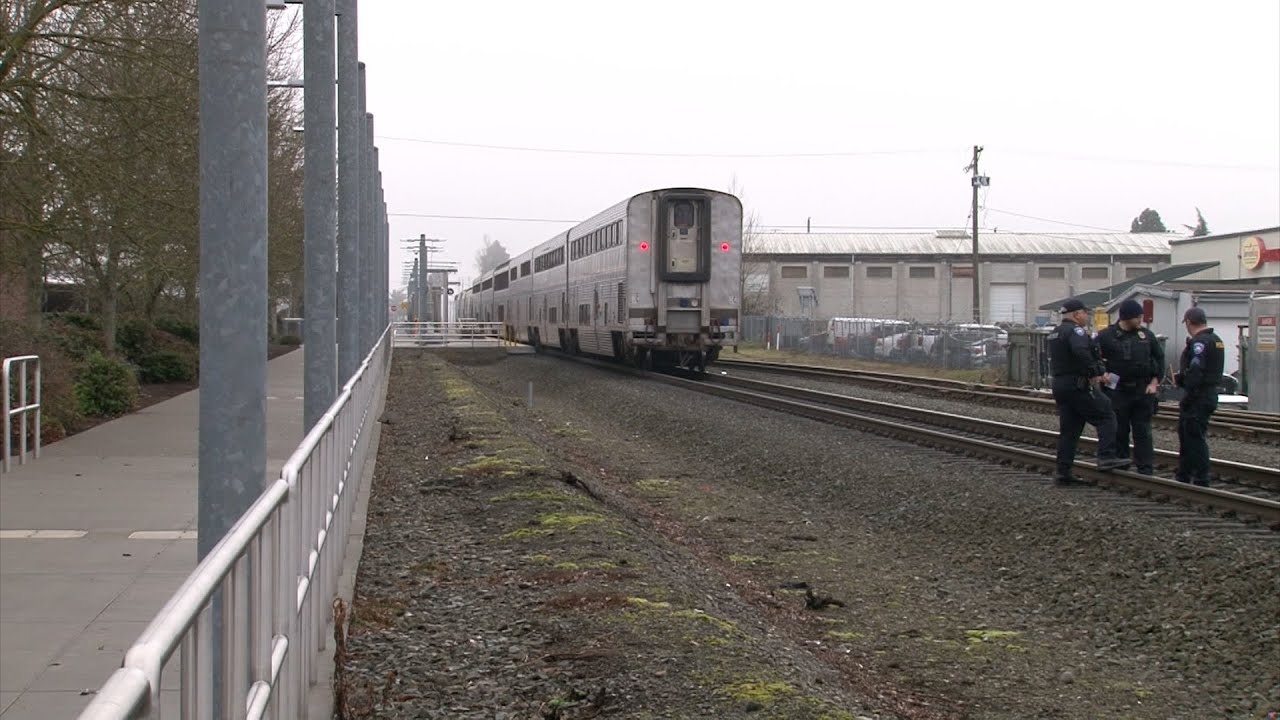 AMTRAK vs Pedestrian Investigation South 56th & Washington Tacoma