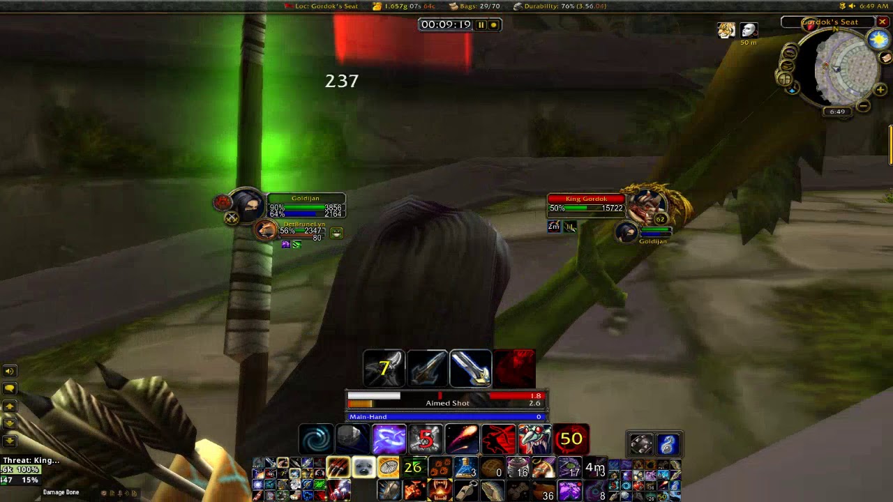 WoW Classic - Hunter Solo DM Tribute. Fast + Safe Routes (4 runs in under an hour) 120g+/hr
