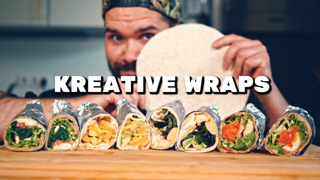 DAS KÖNNTE ICH JEDEN TAG ESSEN !! 🌯 Wraps - unter 10 min gemacht, gesund & lecker