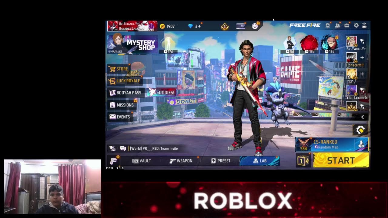 Lets Play Gta V And Free Fire 🔥✨