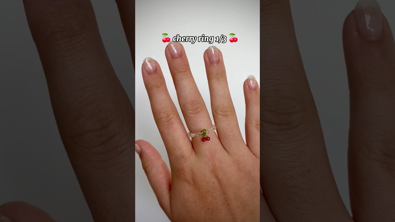 i&rsquo;m going to post three different cherry rings to see which one is the best 🍒😊