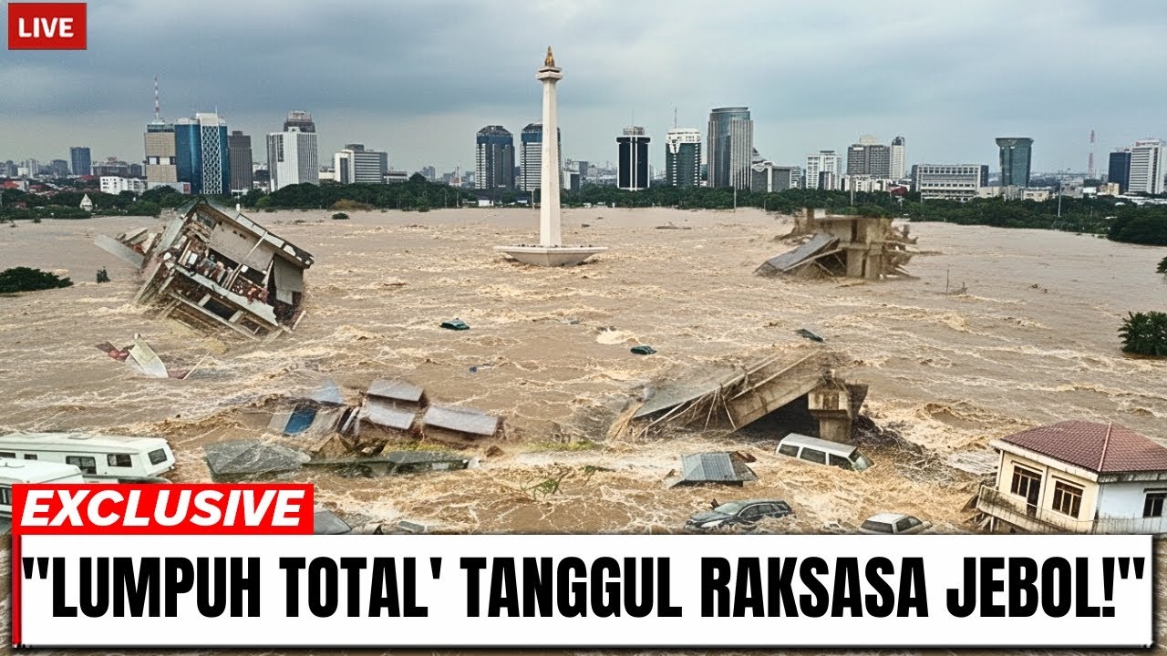 JAKARTA TENGGELAM‼️ BANJIR SETINGGI 2 METER HANTAM PEMUKIMAN USAI TANGGUL RAKSASA JEBOL!