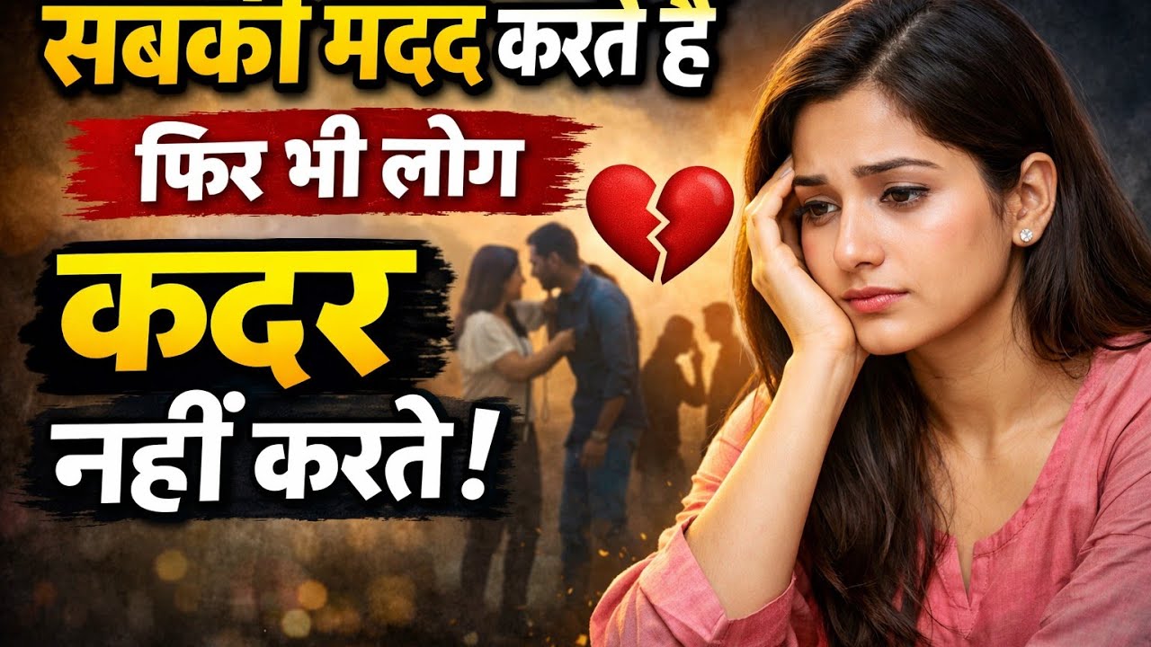 आप सब की मदद करते हैं फिर भी लोग आपकी कदर नहीं करते ऐसा क्यों जाने#प्रेरक वीडियो