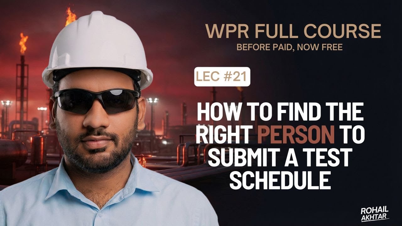 How to Schedule Aramco WPR Test? Finding the Right Contact - Exam Date Kaise Lein?