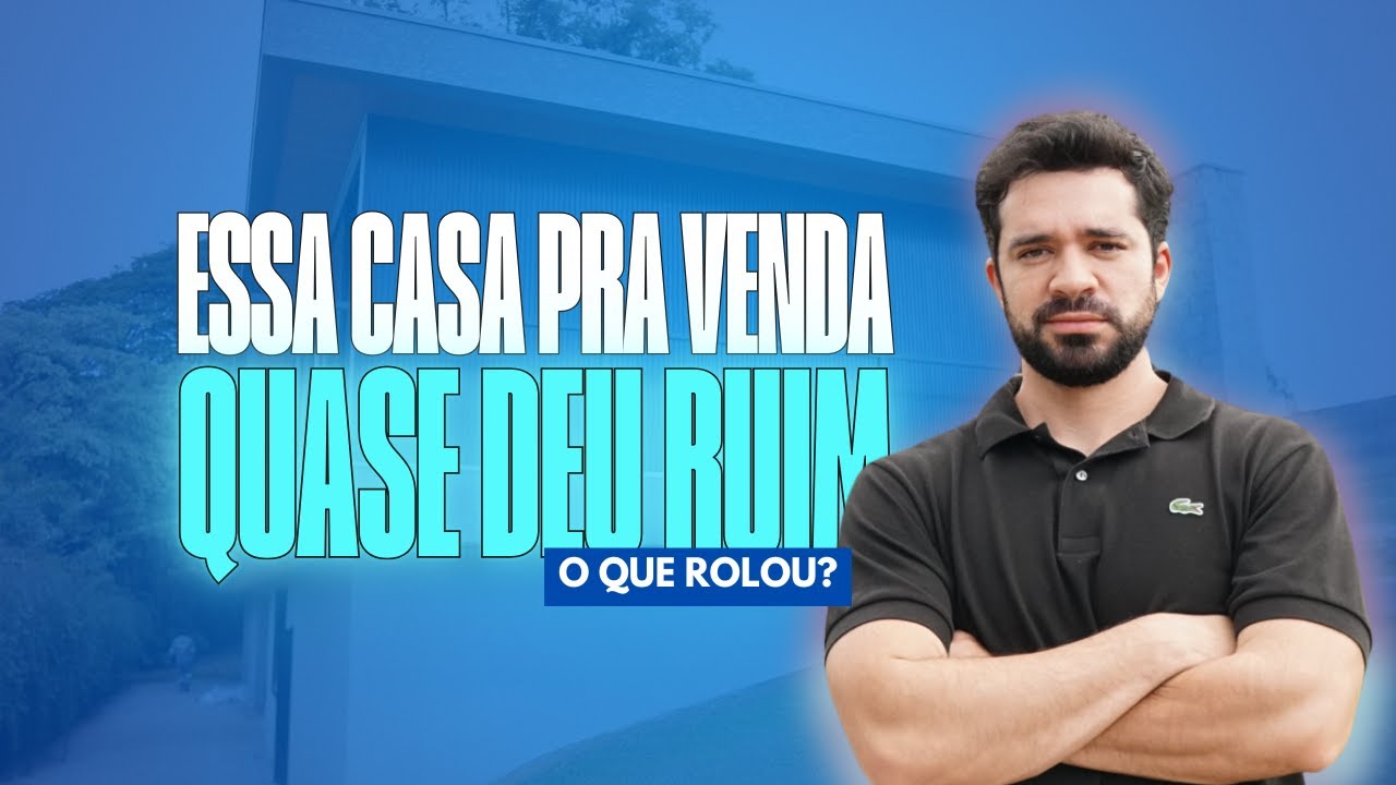ESSA CASA PRA VENDA QUASE DEU RUIM