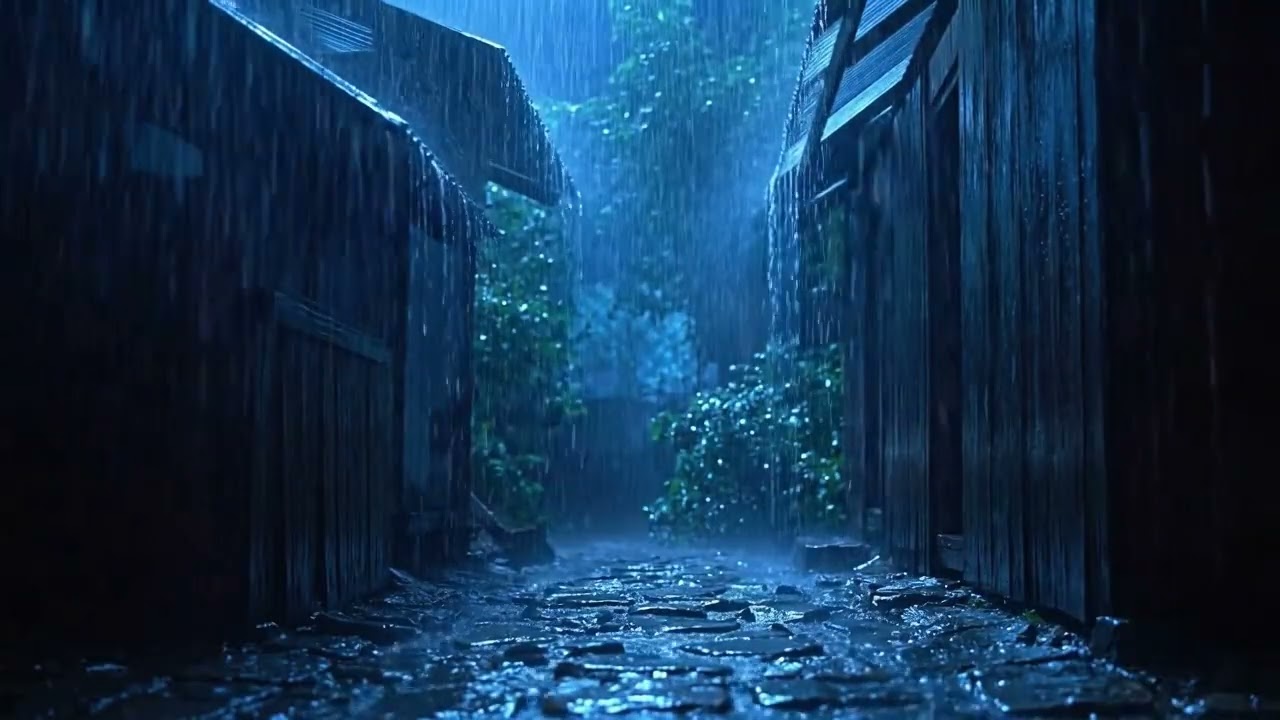 Heavy Rain Sounds for Deep Sleep 🌧️💤 99% Say They Fall Asleep Faster Tonight 😴