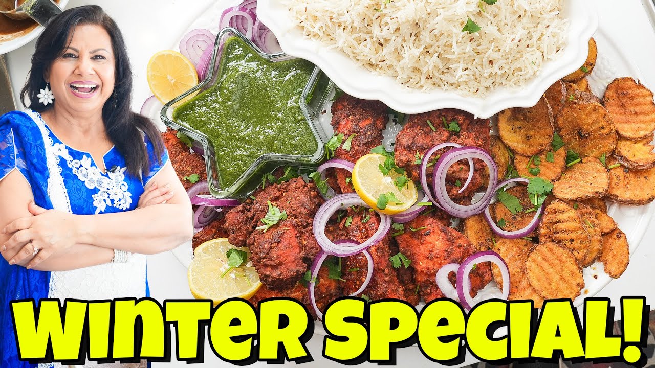 Sardion ki Saugath Wala Platter! Masaledar Fish Fry, Aloo, & Chutney Recipe in Urdu Hindi - RKK