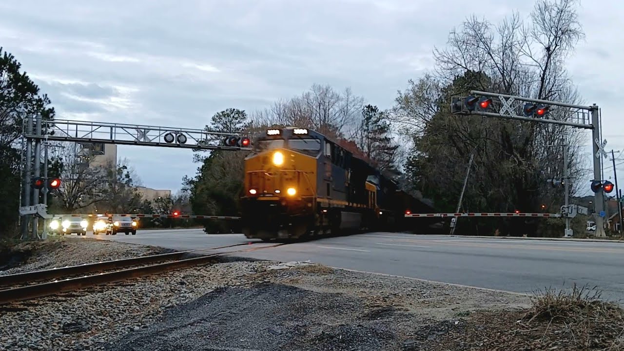 CSXT 3364 Leads CSX Train C319 Across Saint Andrews Road On The CN&L Subdivision 