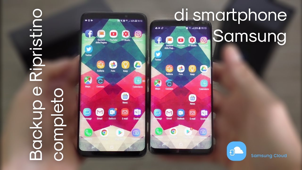 Backup e ripristino completo di smartphone Samsung