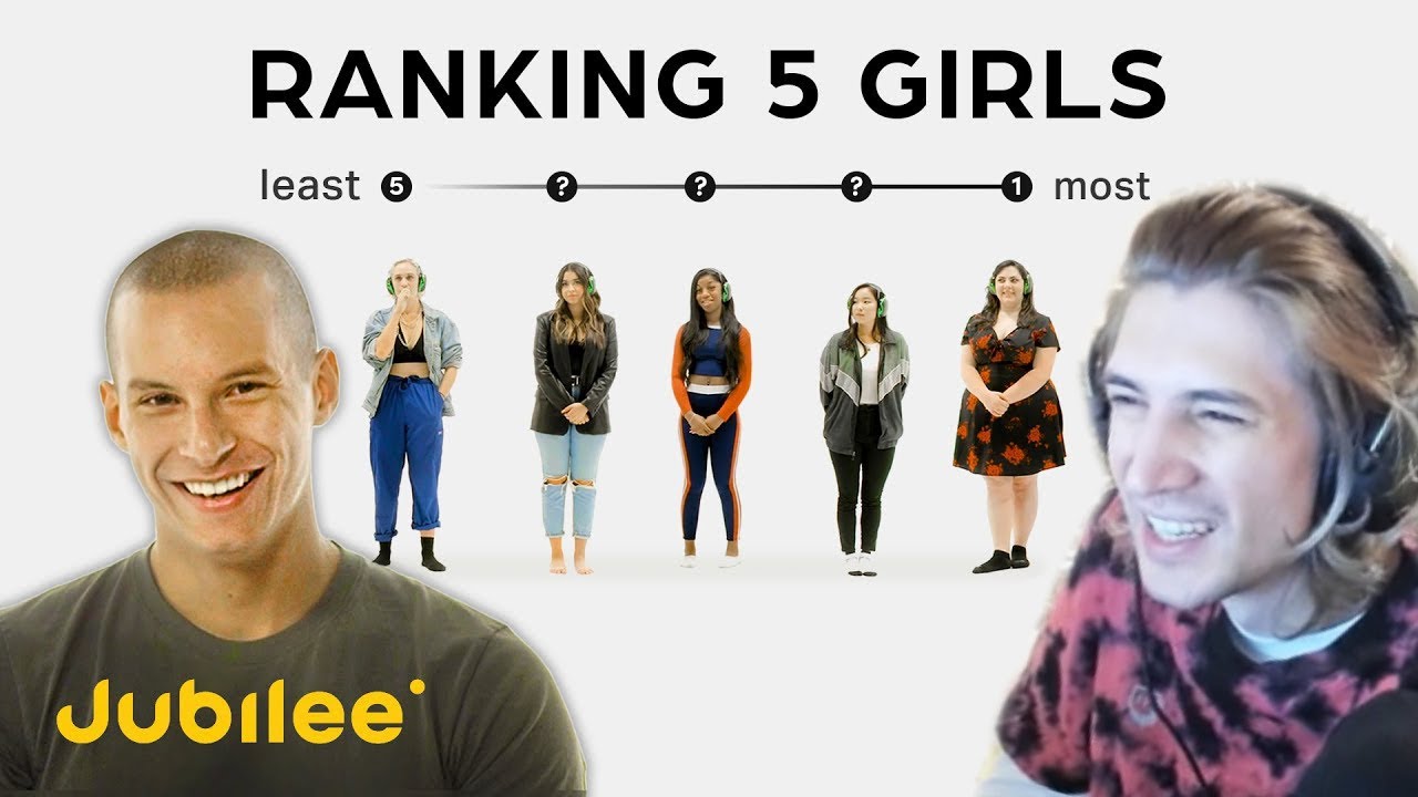 xQc Reacts to Ranking Women By Attractiveness | 5 Guys vs 5 Girls
