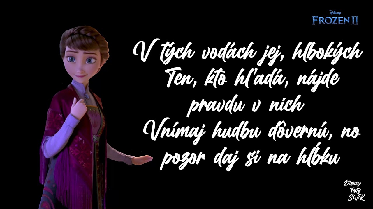 Tam kde vietor severný- text (Ľadové kráľovstvo II)