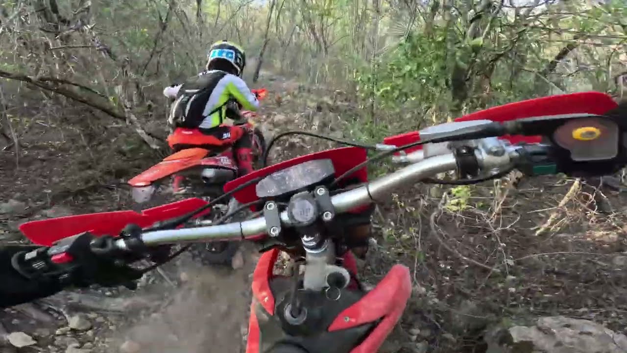 Enduro con la Gato Bengala, Junto con los chicos del MET 2 KTM y 1 Husqvarna.