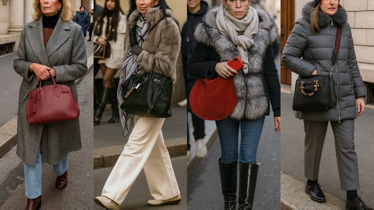 T 8°C ITALY NEWEST NOVEMBER FASHION 🇮🇹 LUXURY STREET LOOKS & TRENDY OUTFITS | MILAN SHOPPING VLOG