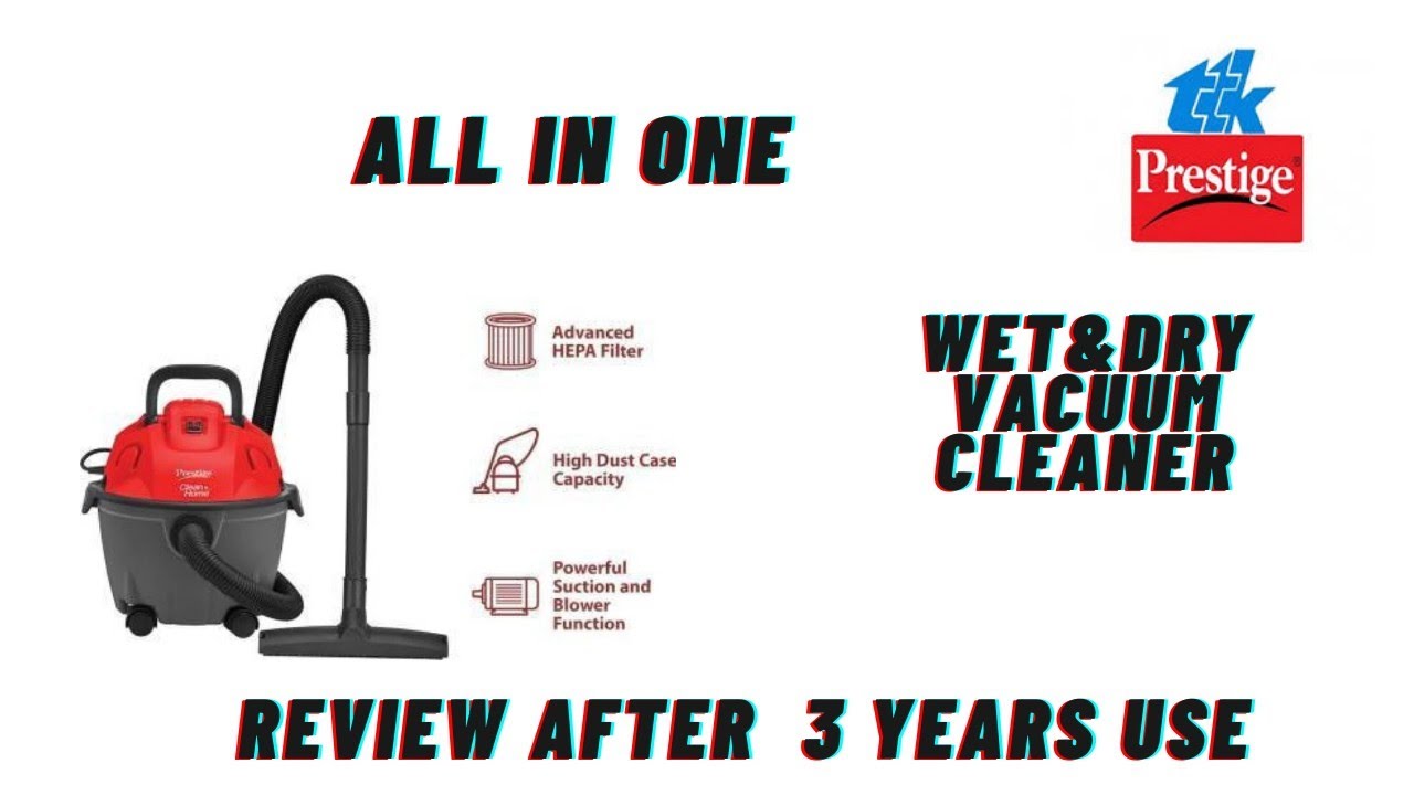 TTK Prestige Wet & Dry Vacuum Cleaner☄️ Typhoon-05 ☄️1200Wats☄️ Black& Red 3 year Usage  Review☄️