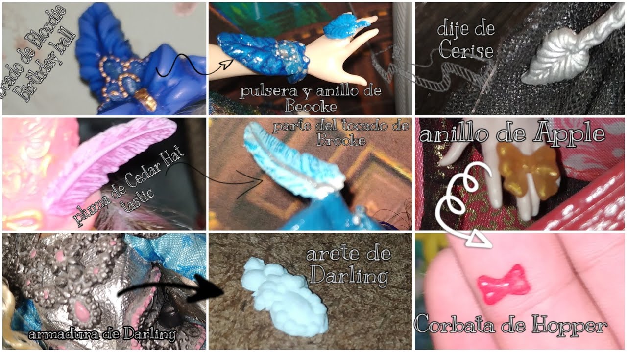 Haz replicas de accesorios para tus muñecas!