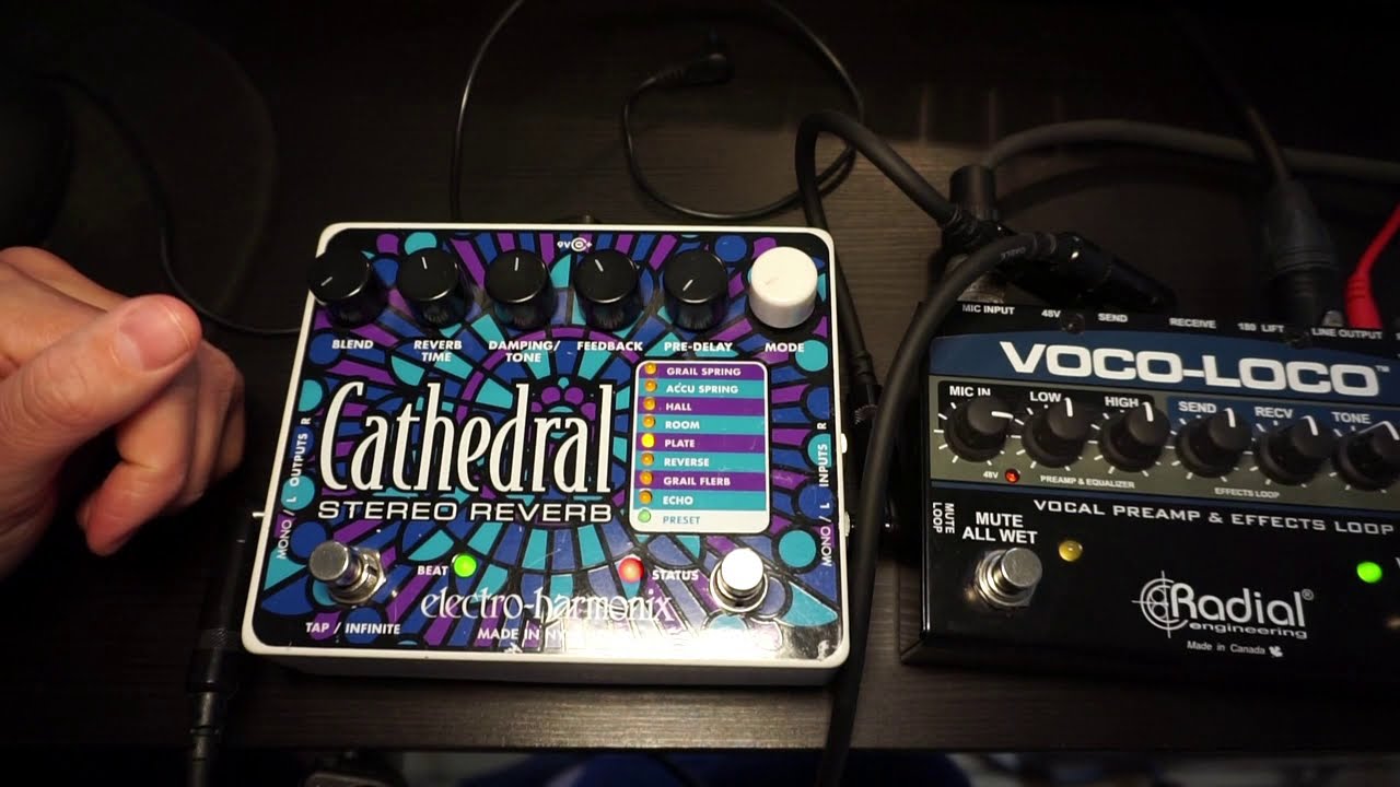 Jessica Sligter Tutorial - Cathedral Stereo Reverb Pedal Electro-Harmonix