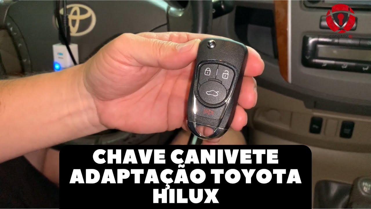 AIK KEYTOOL K3 MINI - CHAVE CANIVETE ADAPTAÇÃO TOYOTA HILUX • LANÇAMENTO NO BRASIL • COMPANY KI •