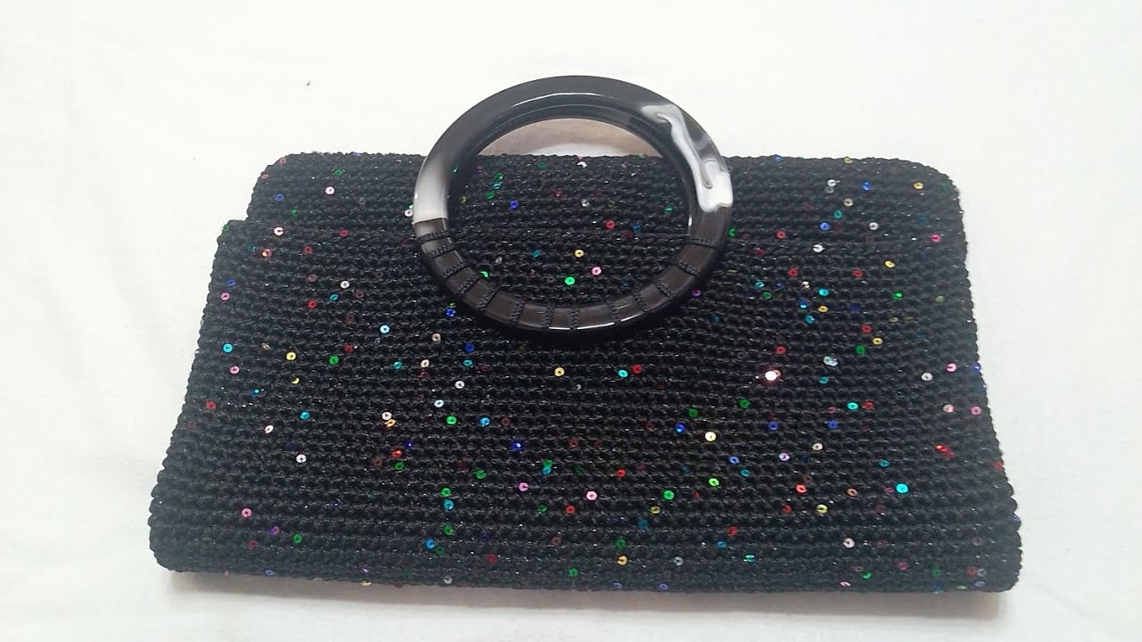 СДЕЛАЕМ ОЧЕНЬ СТИЛЬНУЮ СУМКУ ДВОЙНОГО НАЗНАЧЕНИЯ ИЗ ПАЙЕТОК И ПОЛИЭСТЕРОВОЙ ВЕРЕВКИ МАКРАМЕ