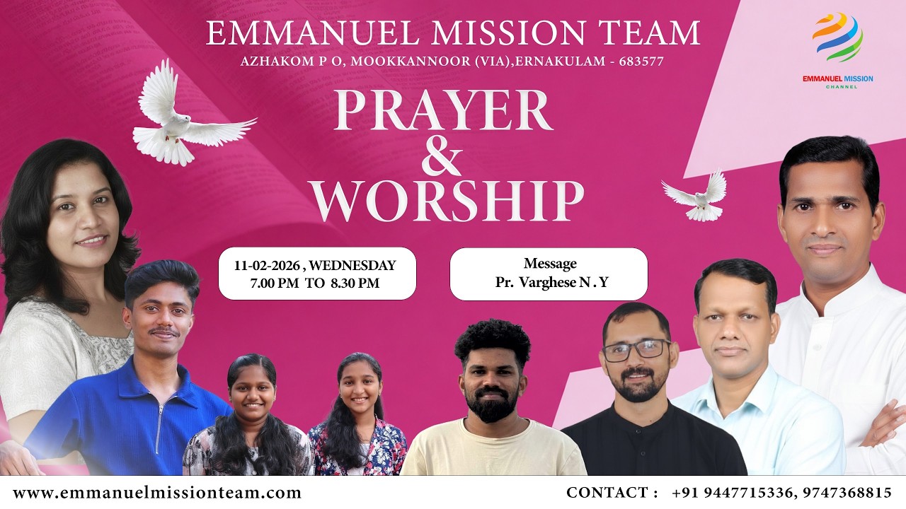 PRAYER & WORSHIP (.MMESSAGE _ PR.VARGHESE N.Y.