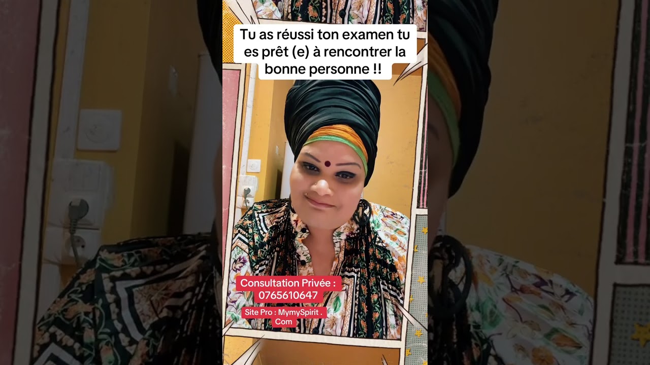 Tu as réussi ton examen, tu es prêt ( e) à rencontrer la bonne personne ! 