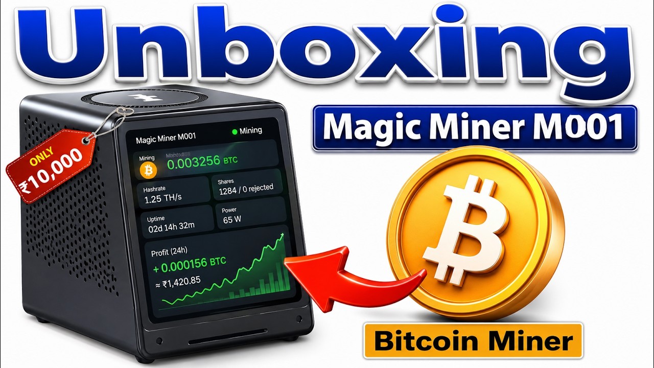 Magic Miner Mo01 Review & Unboxing | Magic miner Mo01 | Lucky Miner | best bitcoin mining machine
