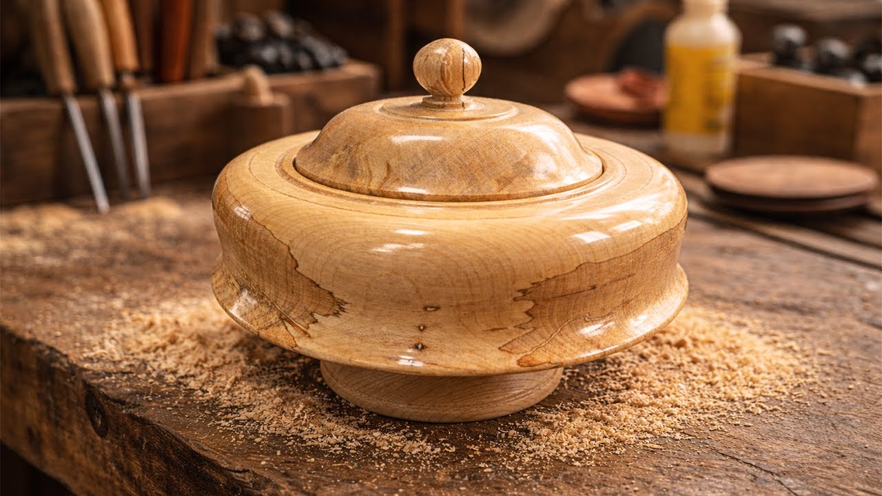 A Master Woodturner’s Secret Lidded Bowl Technique Anyone Can Try