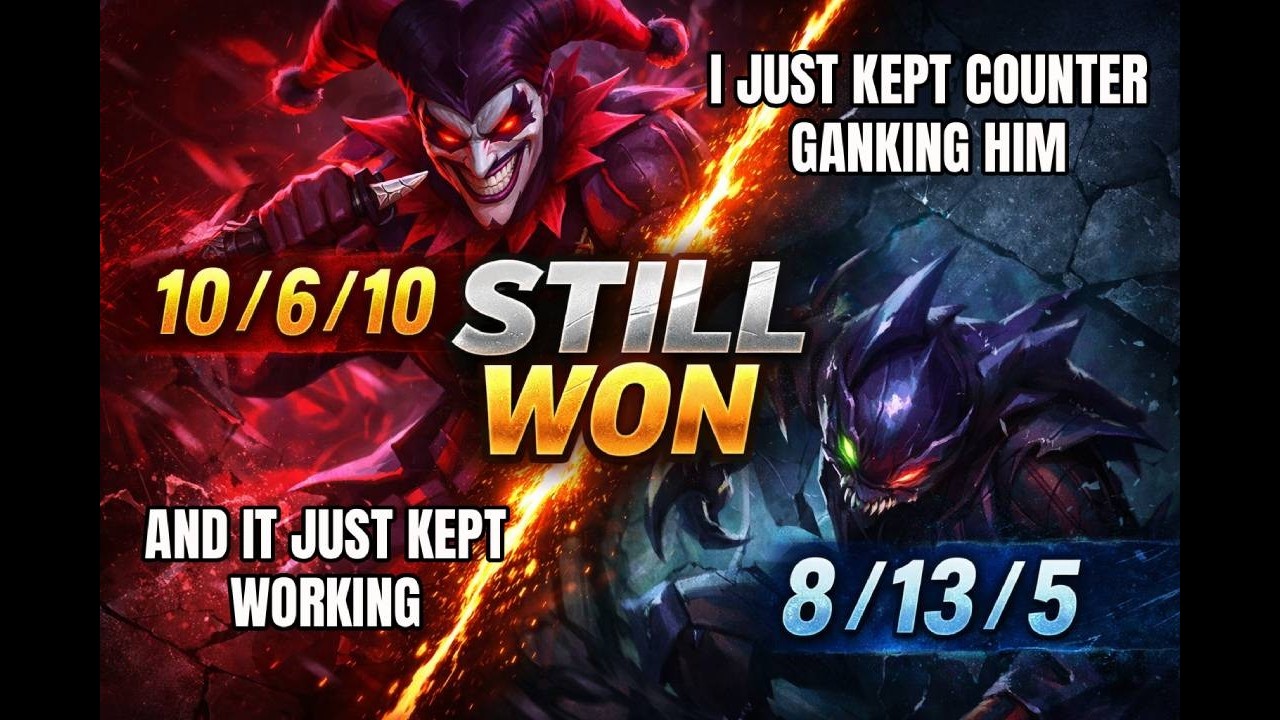 Not My Cleanest Game… Still Won (Shaco vs Kha’Zix)