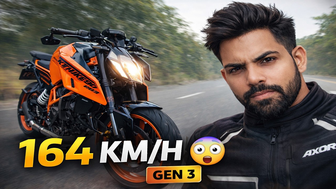 2026 KTM Duke 390 Gen 3 Review 🔥 Real 0-100 & 164 km/h Top Speed Test | Hype Ya Beast?