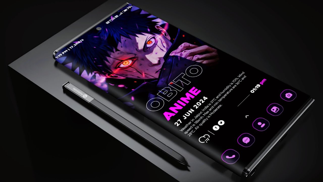Obito Uchiha Anime Customization 2024 🤯 Obito Uchiha Anime Nova Launcher Setup 2024 ⚡@TechnoTrak