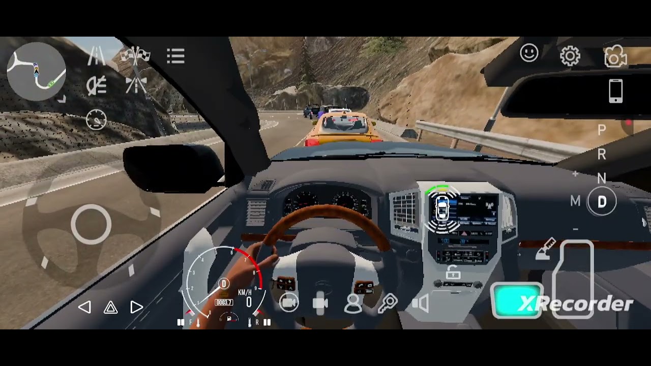 Car parking 2 (test driving toyota land cruiser first person pov)