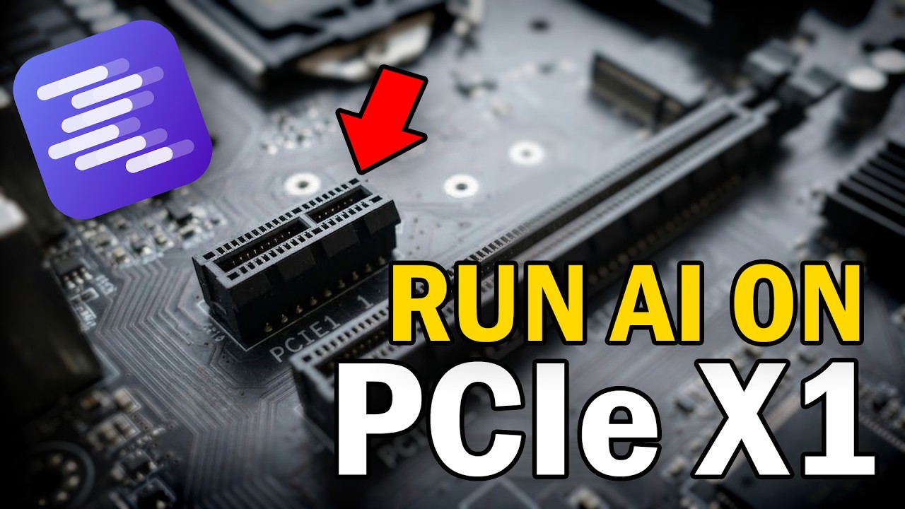Можно ли запустить локальный ИИ на слоте PCIe x1? (Подсказка: это возможно!)