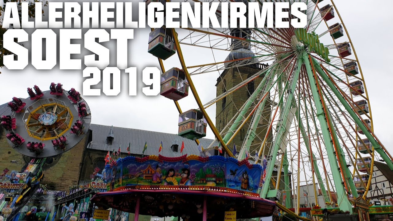 Allerheiligenkirmes in Soest 2019 ► Kirmes Fahrgeschäfte Mix │MGX