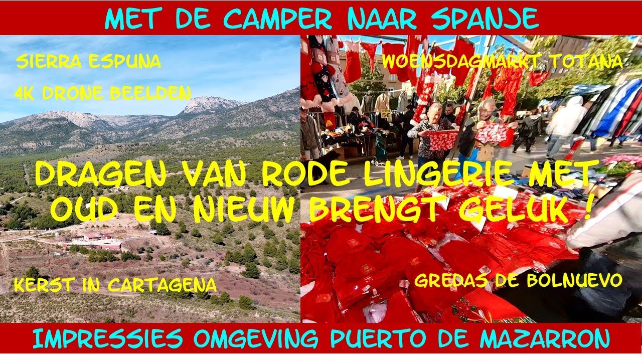 Met de camper naar Spanje. Impressies omgeving Puerto de Mazarron