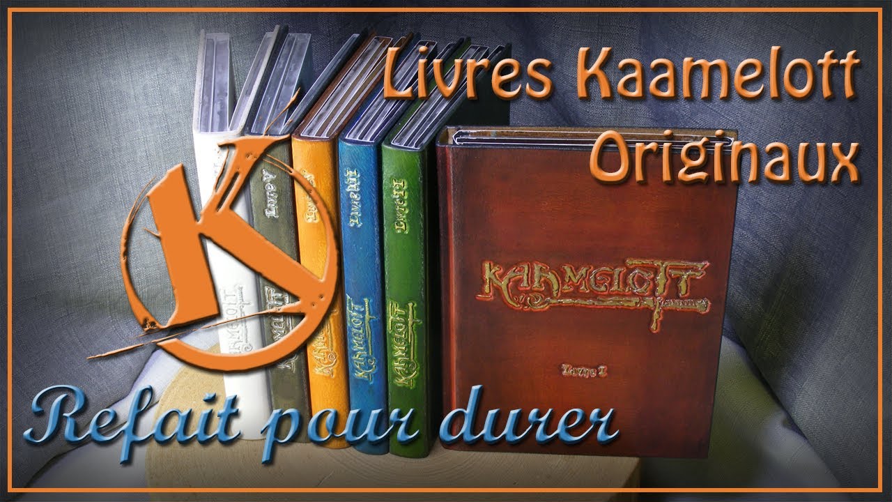 Les Vrais livres de Kaamelott en cuir