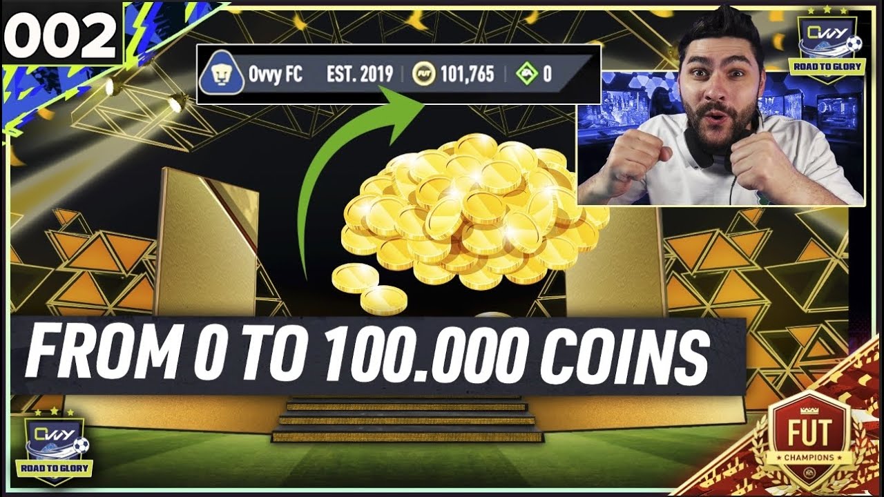 FIFA 22 FROM 0 TO 100K COINS IN 1 HOUR ON THE ROAD TO GLORY #2!! FIFA 22 ULTIMATE TEAM