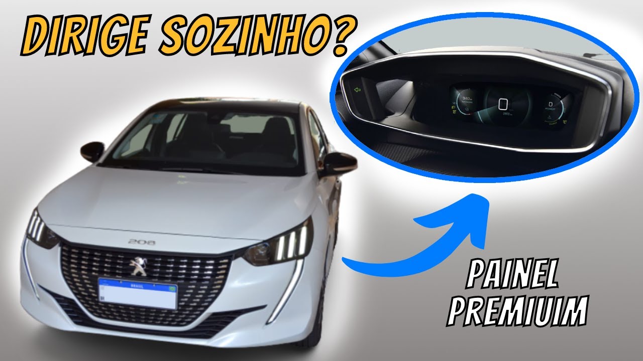 COMO É O PAINEL 3D? Role com o novo 208!