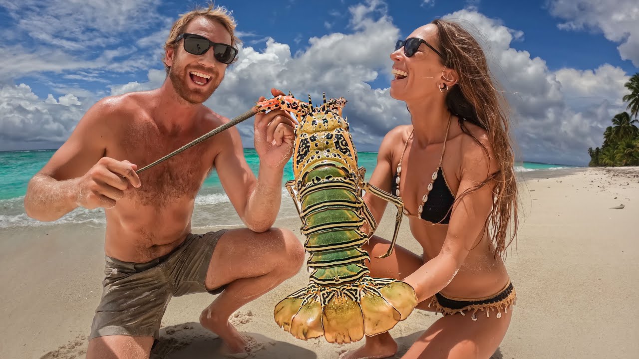 ПОЙМАЙ И ПРИГОТОВЬ ГИГАНТСКОГО ЛОБСТЕРА (Выживание на острове)