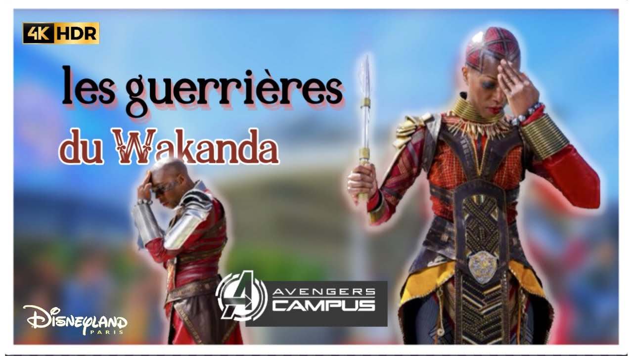 LA PUISSANCE DU WAKANDA EN ACTION LE SPECTACLE DES GUERRIÈRES À L’AVENGERS CAMPUS À DISNEYLAND PARIS
