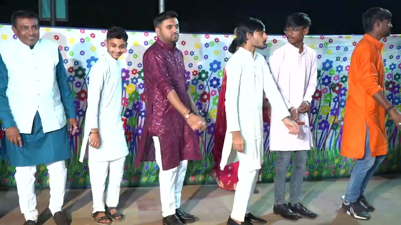 Garba Night | Dhruvil Weds Jinal & Bhargi Weds Harshil | Marriage | Part 2