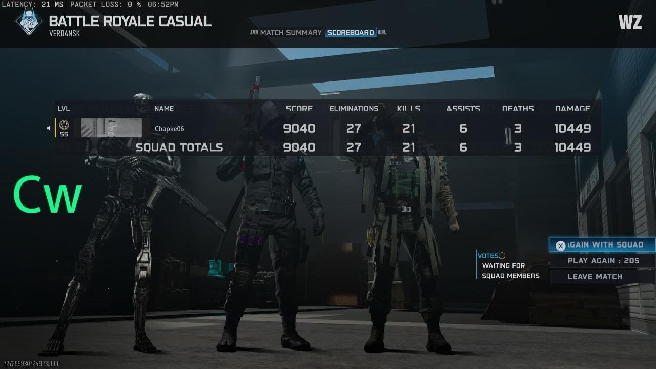 Call of Duty: Wz4 Casual afternoon win