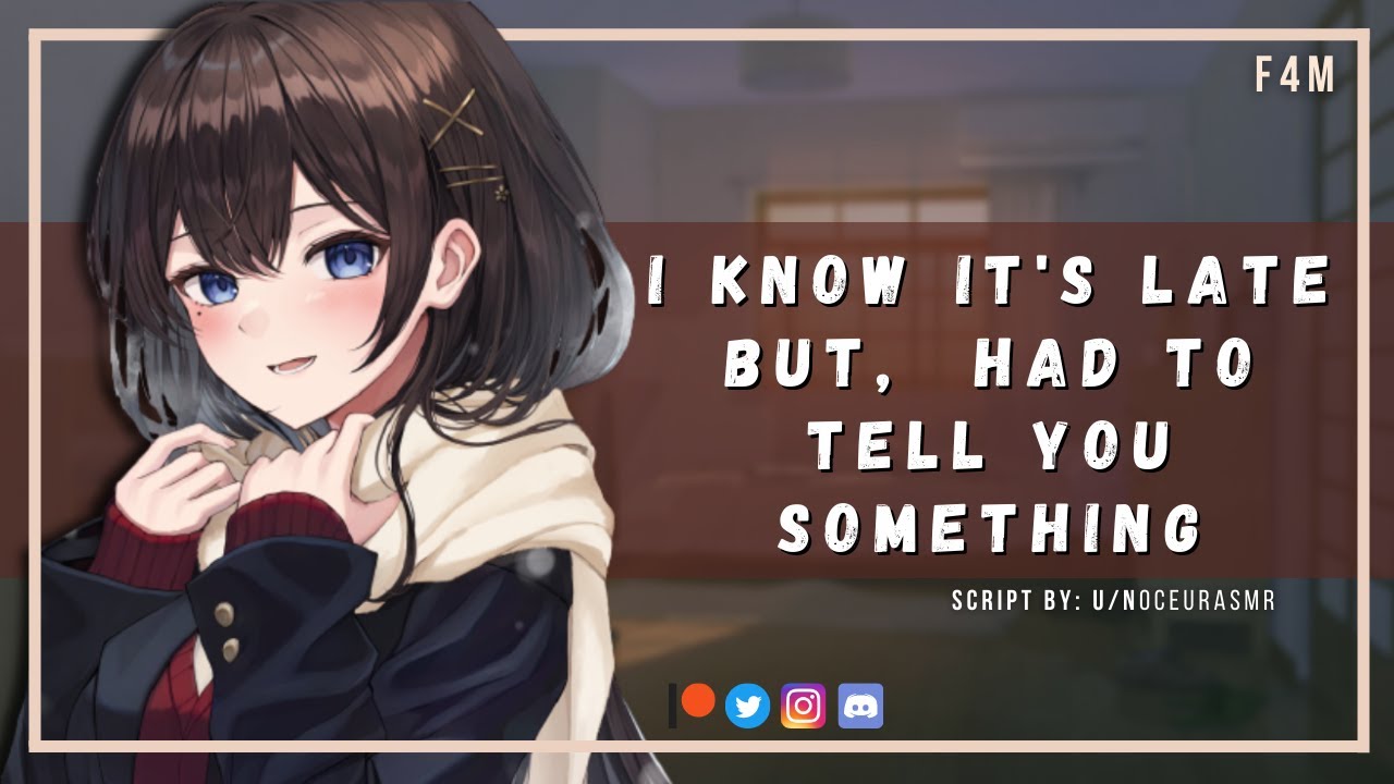 🎧 Childhood Friend Climbs Through Your Window To Confess [Friends to Lovers] [Confession] 【F4M】